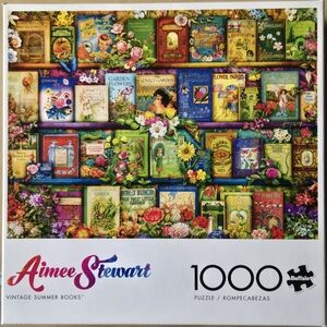 Aimee Stewart-"Vintage Summer Books"-1000 Piece Jigsaw Puzzle